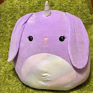 Gelina The Purple Bunnycorn By Squishmallows 16”